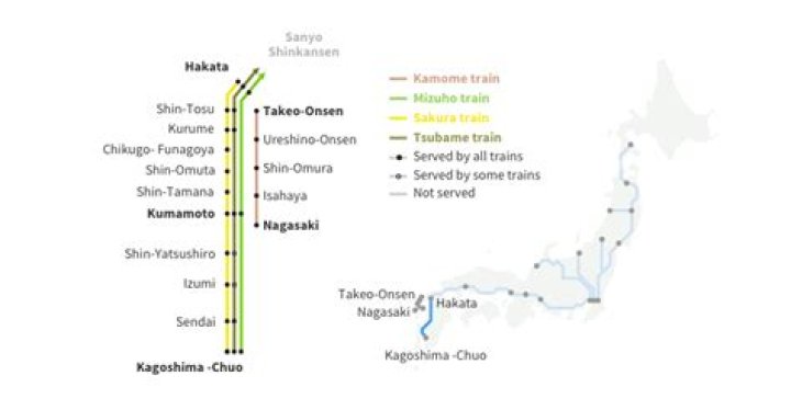 帖佐駅から鹿児島中央駅、電車での行き方と所要時間の見どころ